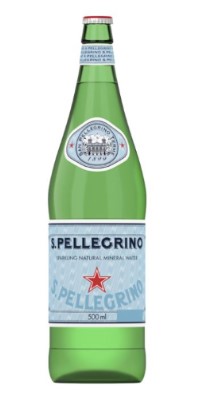 S. Pellegrino Glas