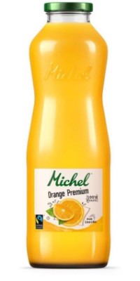 Michel Orangensaft 100% Glas