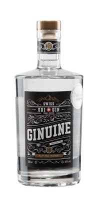 GINUINE Alpine Herbs Handcrafted Swiss Gin