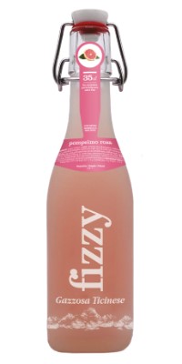 Fizzy Gazzosa Grapefruit Pompelmo Rosa Glas