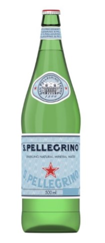 S. Pellegrino Glas