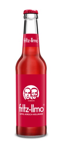 Fritz-Kola Apfel-Kirsch-Holunder Glas