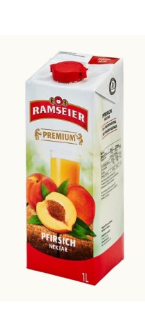 Ramseier Premium 100% Pfirsich Nektar Tetra