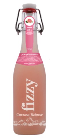 Fizzy Gazzosa Grapefruit Pompelmo Rosa Glas